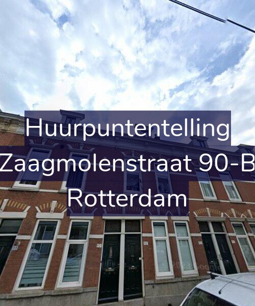 Foto gevel Huurpuntentelling voor Zaagmolenstraat 90-B, Rotterdam