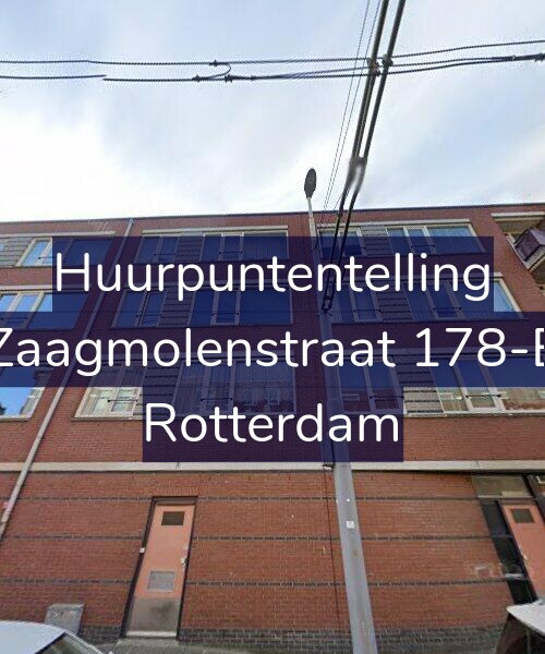 Foto gevel Huurpuntentelling voor Zaagmolenstraat 178-E, Rotterdam
