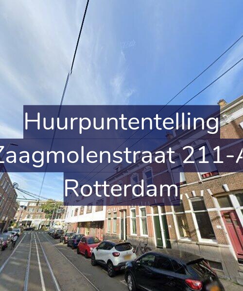 Foto gevel Huurpuntentelling voor Zaagmolenstraat 211-A, Rotterdam