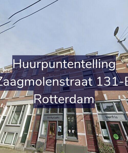 Foto gevel Huurpuntentelling voor Zaagmolenstraat 131-B, Rotterdam