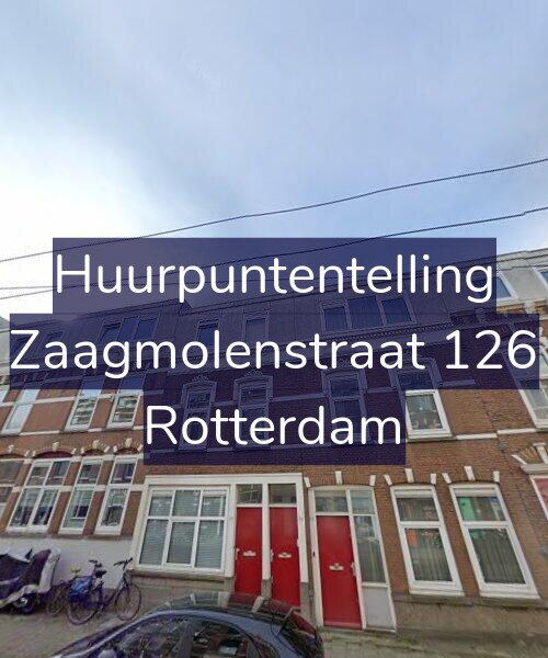 Foto gevel Huurpuntentelling voor Zaagmolenstraat 126, Rotterdam