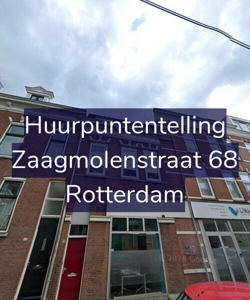 Foto gevel Huurpuntentelling voor Zaagmolenstraat 68, Rotterdam