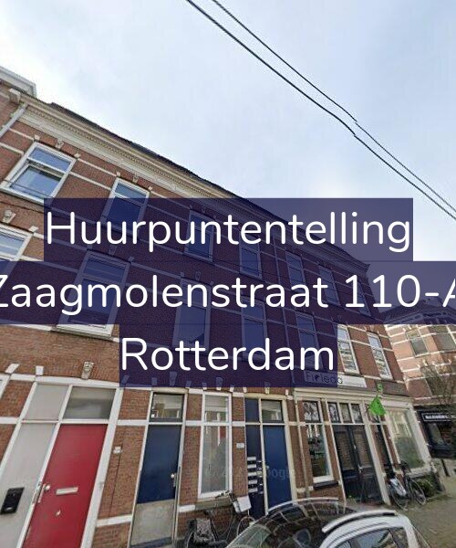 Foto gevel Huurpuntentelling voor Zaagmolenstraat 110-A, Rotterdam