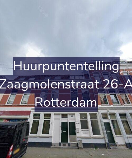 Foto gevel Huurpuntentelling voor Zaagmolenstraat 26-A, Rotterdam
