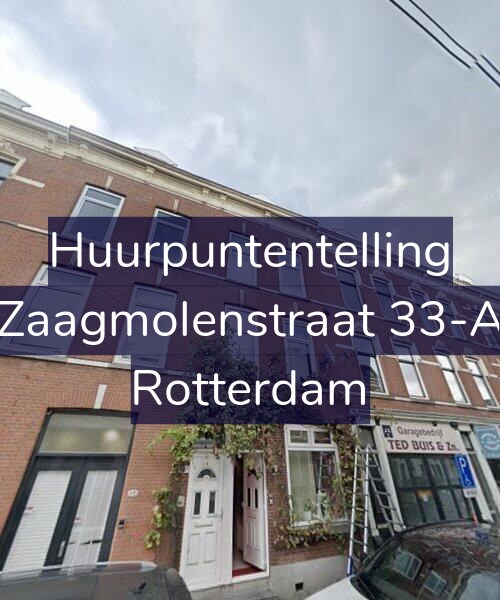 Foto gevel Huurpuntentelling voor Zaagmolenstraat 33-A, Rotterdam