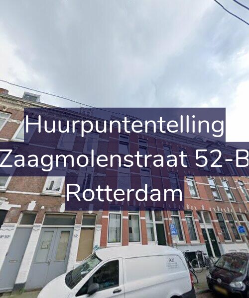 Foto gevel Huurpuntentelling voor Zaagmolenstraat 52-B, Rotterdam