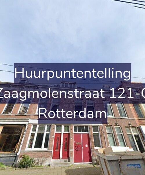 Foto gevel Huurpuntentelling voor Zaagmolenstraat 121-C, Rotterdam
