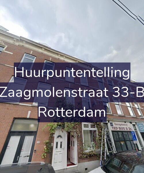 Foto gevel Huurpuntentelling voor Zaagmolenstraat 33-B, Rotterdam