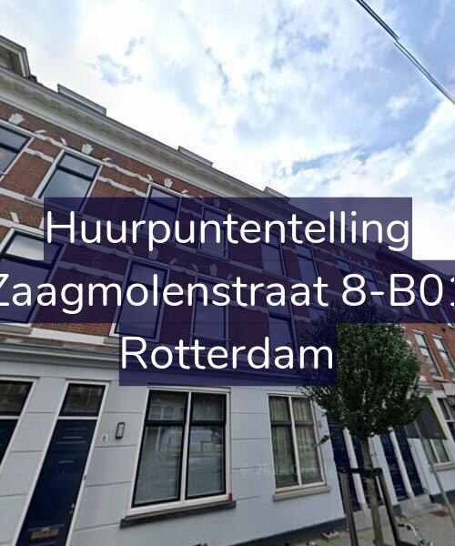 Foto gevel Huurpuntentelling voor Zaagmolenstraat 8-B01, Rotterdam