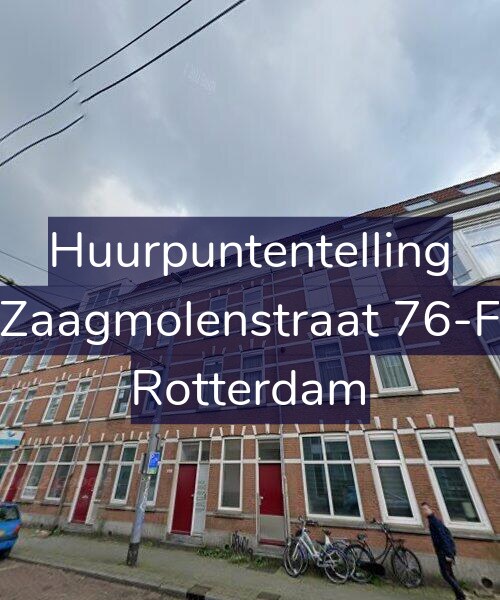 Foto gevel Huurpuntentelling voor Zaagmolenstraat 76-F, Rotterdam