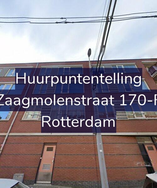 Foto gevel Huurpuntentelling voor Zaagmolenstraat 170-F, Rotterdam