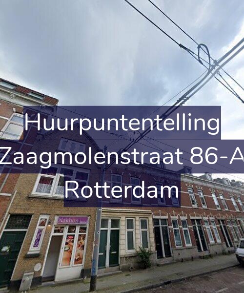 Foto gevel Huurpuntentelling voor Zaagmolenstraat 86-A, Rotterdam