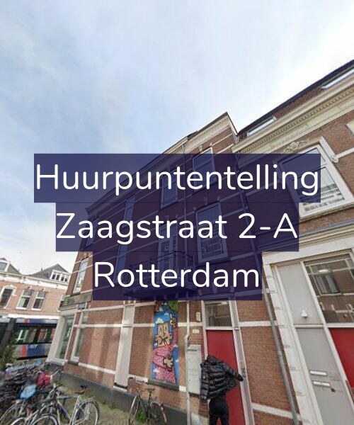 Foto gevel Huurpuntentelling voor Zaagstraat 2-A, Rotterdam