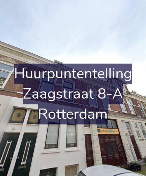 Foto gevel Huurpuntentelling voor Zaagstraat 8-A, Rotterdam