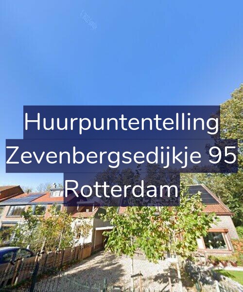 Foto gevel Huurpuntentelling voor Zevenbergsedijkje 95, Rotterdam