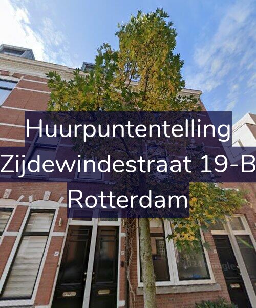 Foto gevel Huurpuntentelling voor Zijdewindestraat 19-B, Rotterdam