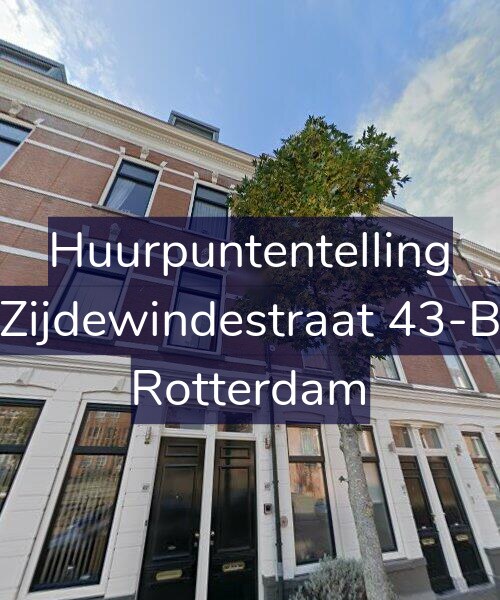 Foto gevel Huurpuntentelling voor Zijdewindestraat 43-B, Rotterdam