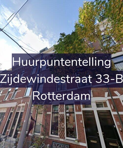 Foto gevel Huurpuntentelling voor Zijdewindestraat 33-B, Rotterdam