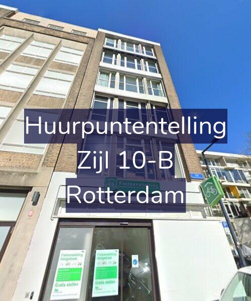 Foto gevel Huurpuntentelling voor Zijl 10-B, Rotterdam