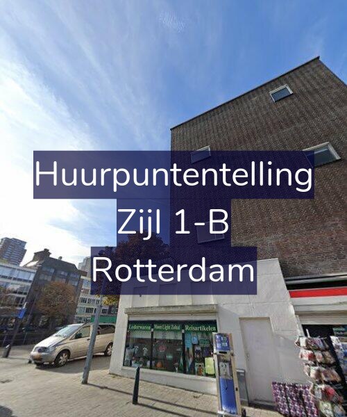Foto gevel Huurpuntentelling voor Zijl 1-B, Rotterdam