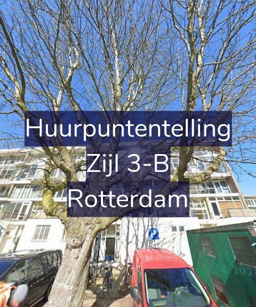Foto gevel Huurpuntentelling voor Zijl 3-B, Rotterdam