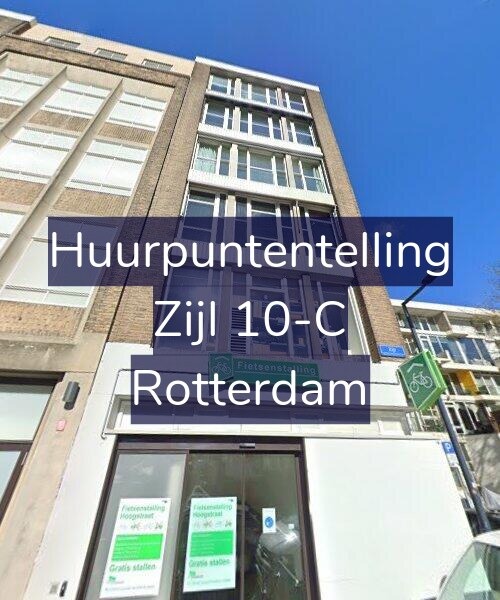 Foto gevel Huurpuntentelling voor Zijl 10-C, Rotterdam