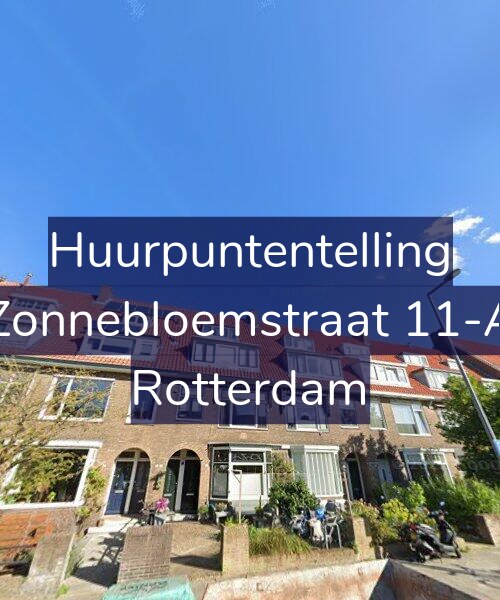 Foto gevel Huurpuntentelling voor Zonnebloemstraat 11-A, Rotterdam