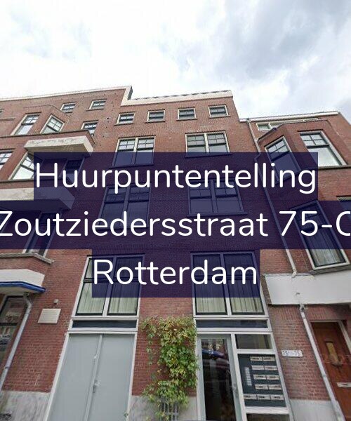 Foto gevel Huurpuntentelling voor Zoutziedersstraat 75-C, Rotterdam
