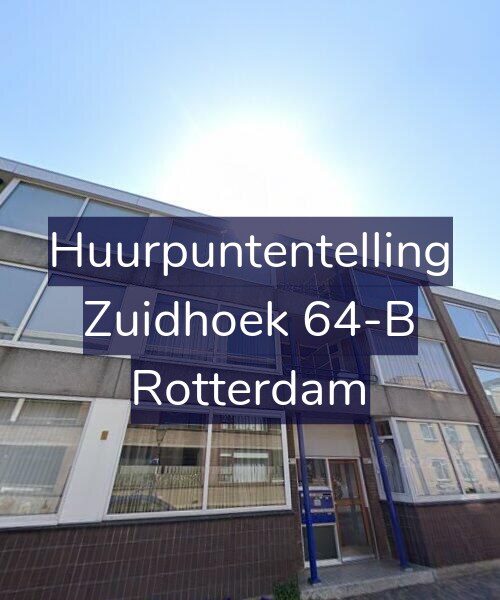 Foto gevel Huurpuntentelling voor Zuidhoek 64-B, Rotterdam