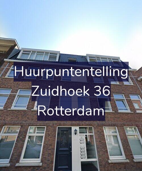 Foto gevel Huurpuntentelling voor Zuidhoek 36, Rotterdam