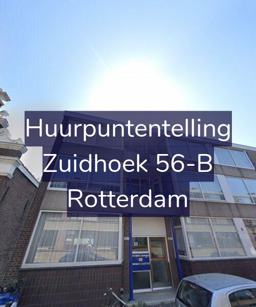 Foto gevel Huurpuntentelling voor Zuidhoek 56-B, Rotterdam