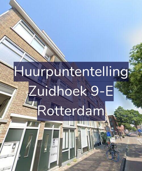 Foto gevel Huurpuntentelling voor Zuidhoek 9-E, Rotterdam