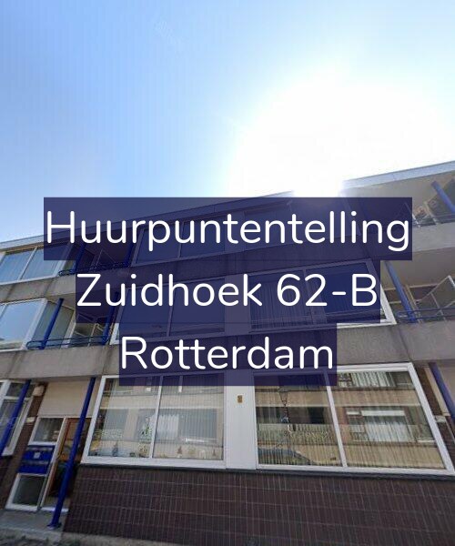 Foto gevel Huurpuntentelling voor Zuidhoek 62-B, Rotterdam