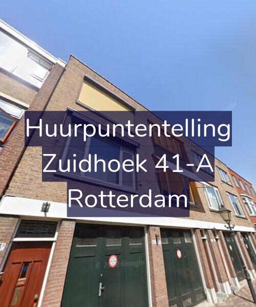 Foto gevel Huurpuntentelling voor Zuidhoek 41-A, Rotterdam