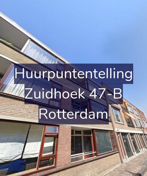 Foto gevel Huurpuntentelling voor Zuidhoek 47-B, Rotterdam