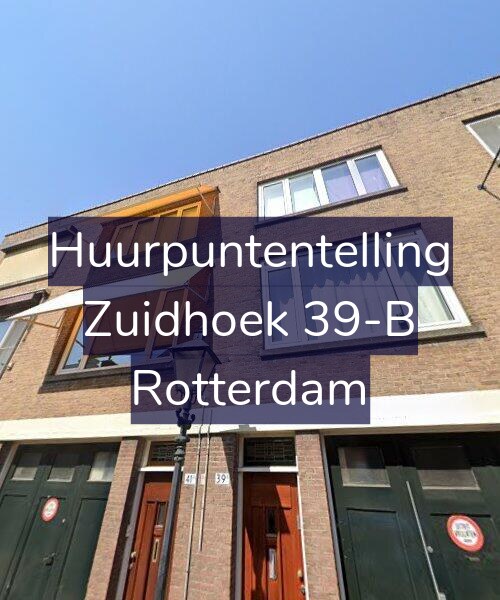 Foto gevel Huurpuntentelling voor Zuidhoek 39-B, Rotterdam