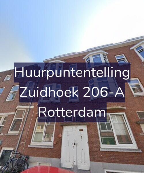 Foto gevel Huurpuntentelling voor Zuidhoek 206-A, Rotterdam