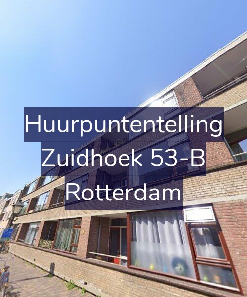 Foto gevel Huurpuntentelling voor Zuidhoek 53-B, Rotterdam