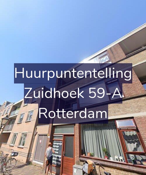 Foto gevel Huurpuntentelling voor Zuidhoek 59-A, Rotterdam