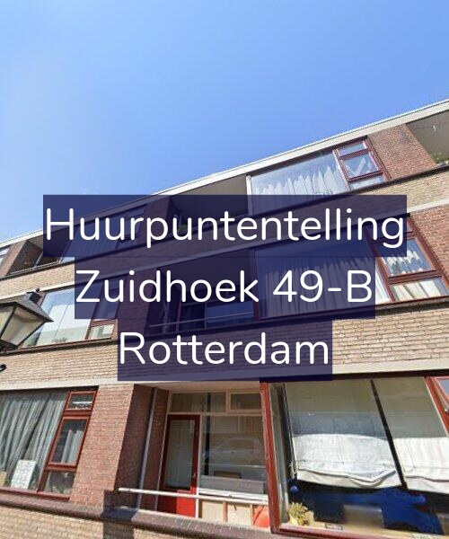 Foto gevel Huurpuntentelling voor Zuidhoek 49-B, Rotterdam