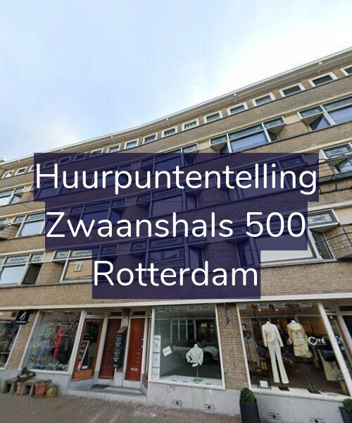 Foto gevel Huurpuntentelling voor Zwaanshals 500, Rotterdam