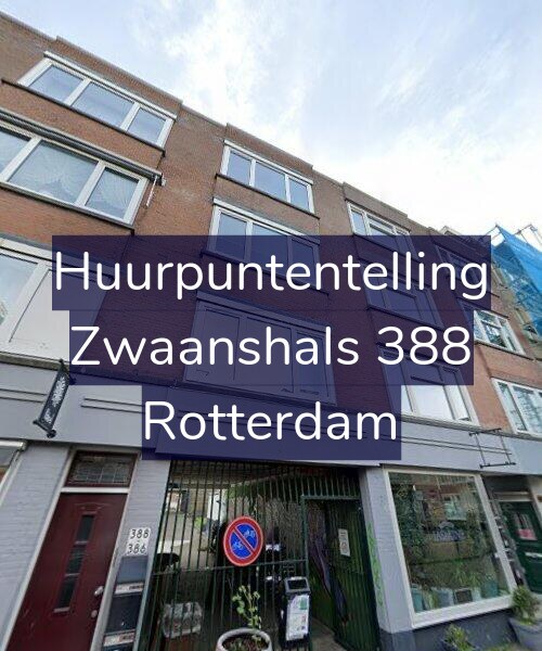 Foto gevel Huurpuntentelling voor Zwaanshals 388, Rotterdam