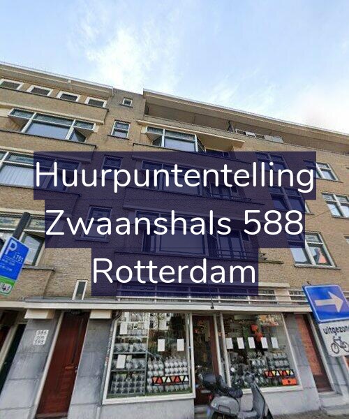 Foto gevel Huurpuntentelling voor Zwaanshals 588, Rotterdam