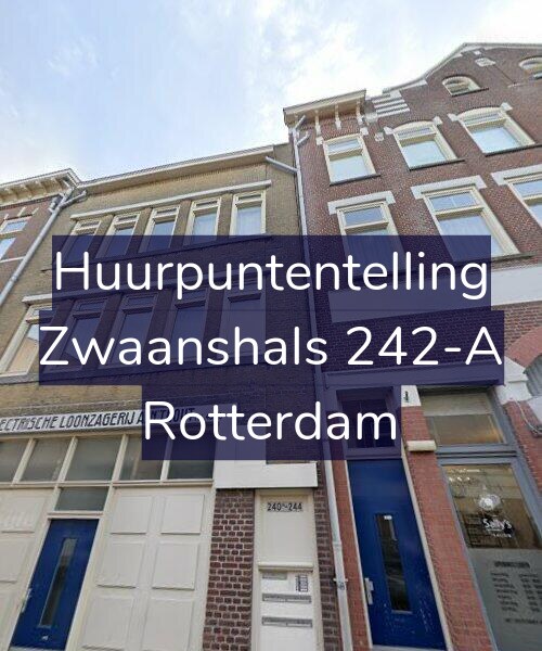 Foto gevel Huurpuntentelling voor Zwaanshals 242-A, Rotterdam