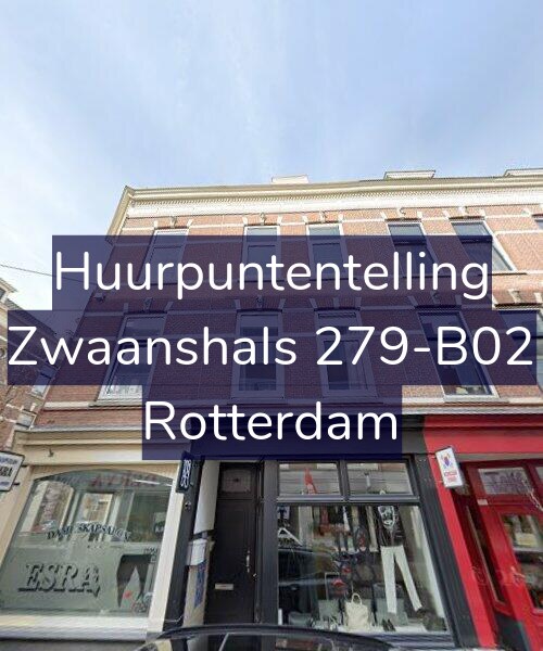 Foto gevel Huurpuntentelling voor Zwaanshals 279-B02, Rotterdam