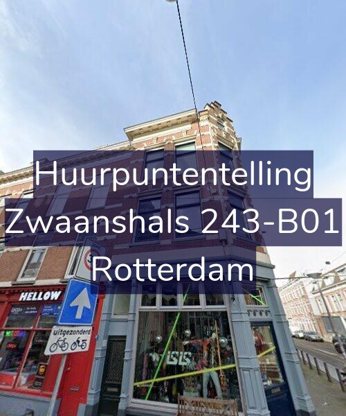 Foto gevel Huurpuntentelling voor Zwaanshals 243-B01, Rotterdam