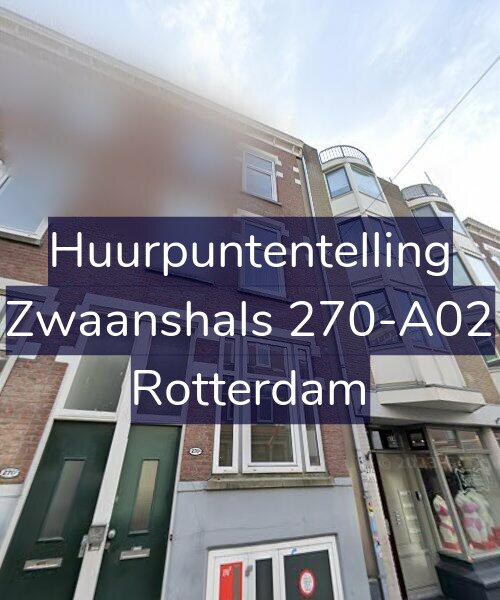 Foto gevel Huurpuntentelling voor Zwaanshals 270-A02, Rotterdam