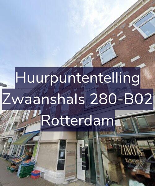 Foto gevel Huurpuntentelling voor Zwaanshals 280-B02, Rotterdam