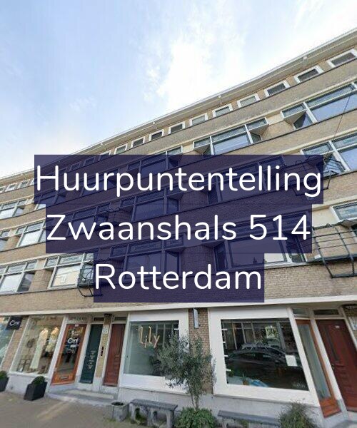Foto gevel Huurpuntentelling voor Zwaanshals 514, Rotterdam