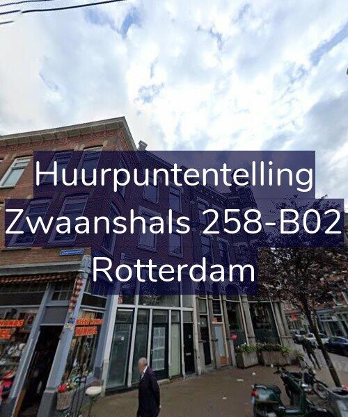 Foto gevel Huurpuntentelling voor Zwaanshals 258-B02, Rotterdam